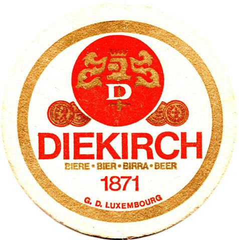 diekirch d-l de lux diek rund 1a (190-u 1871-goldrot)